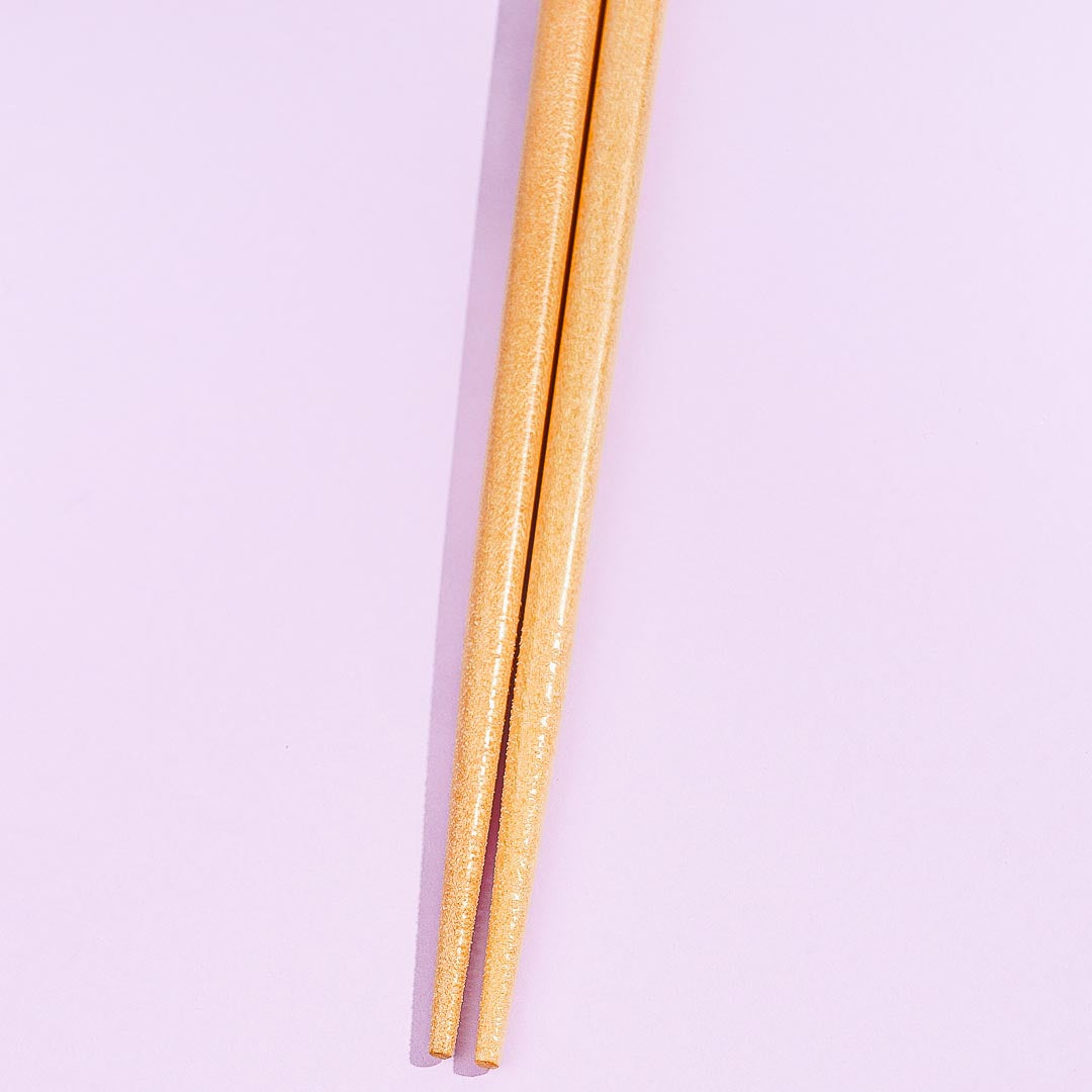 Hello Kitty Gold Bows Wooden Chopsticks