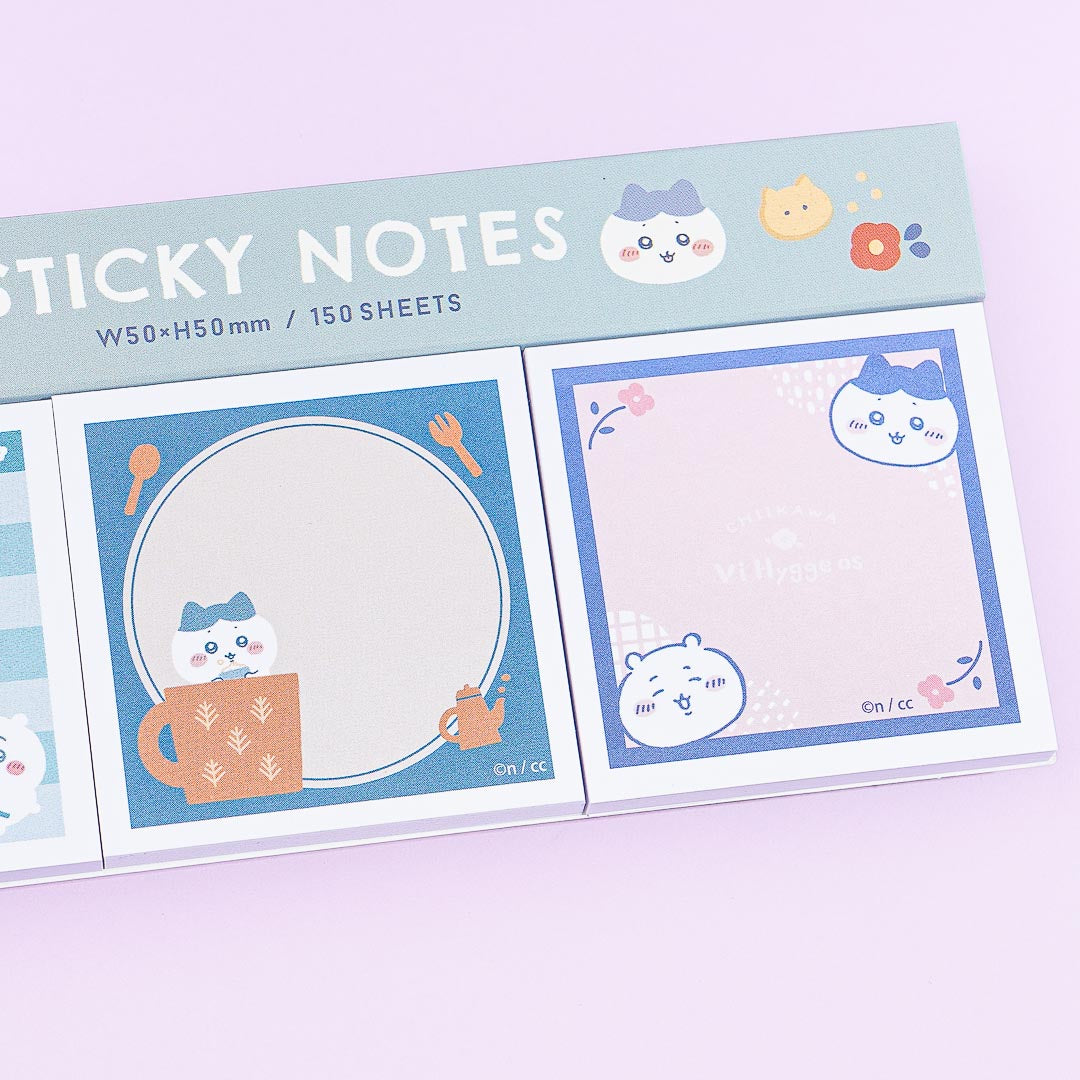 Chiikawa Flowers & Tea Sticky Notes