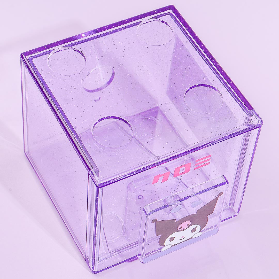 Kuromi Glittery Clear Stacking Chest