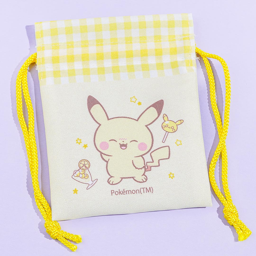 Pokemon Pokepeace Pikachu Mini Drawstring Pouch