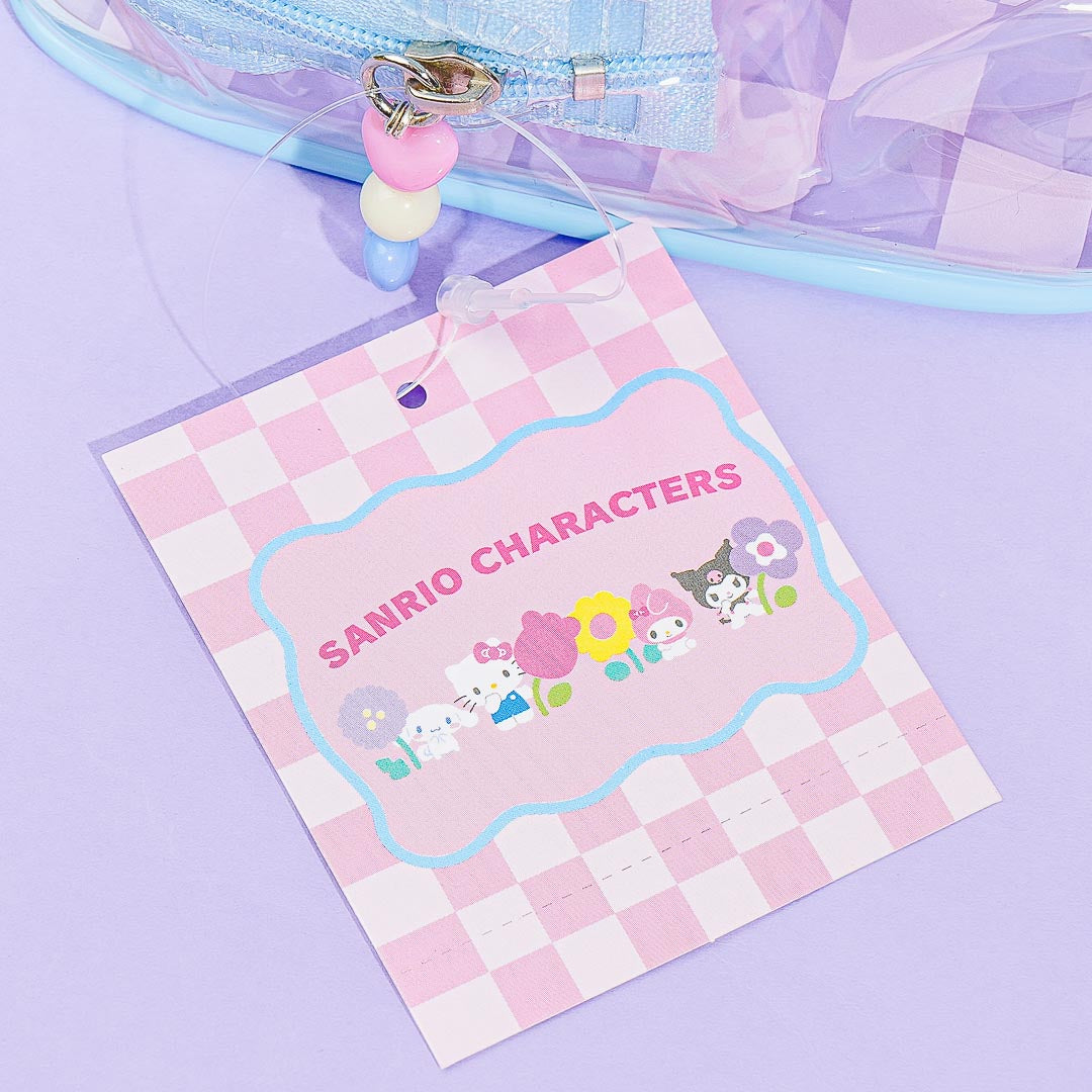 Sanrio Characters Pastel Checker Box Pouch