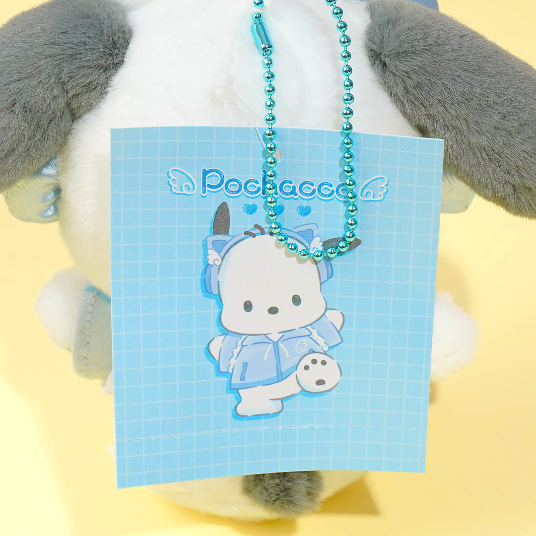 Pochacco Light Blue Days Plushie Charm - Medium