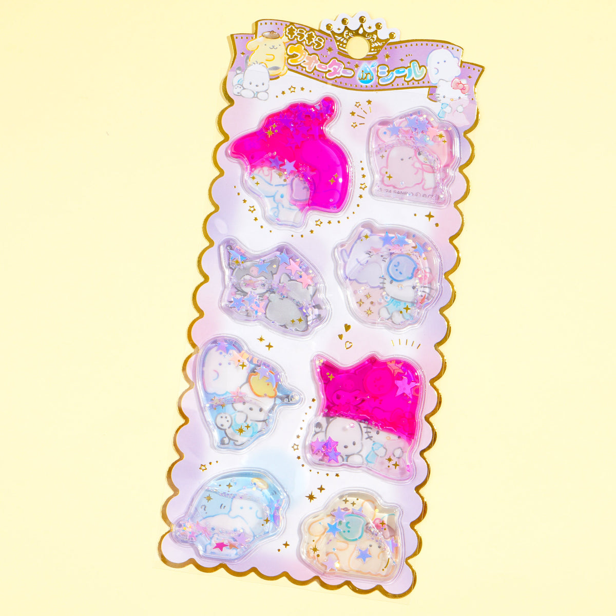 Sanrio Characters x Obakenu Water-In Stickers