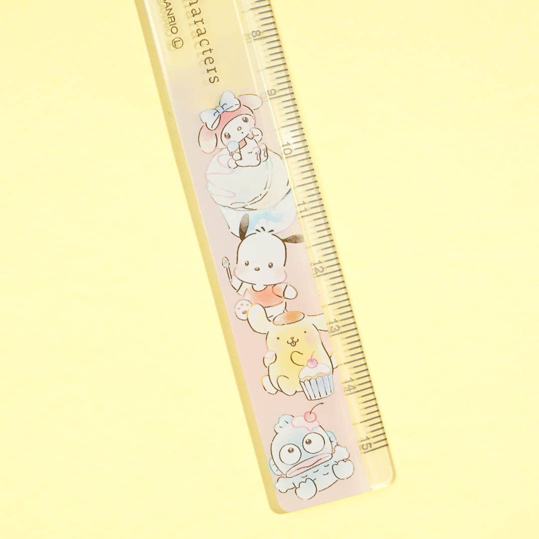 Sanrio Characters Pop Cafe Ruler
