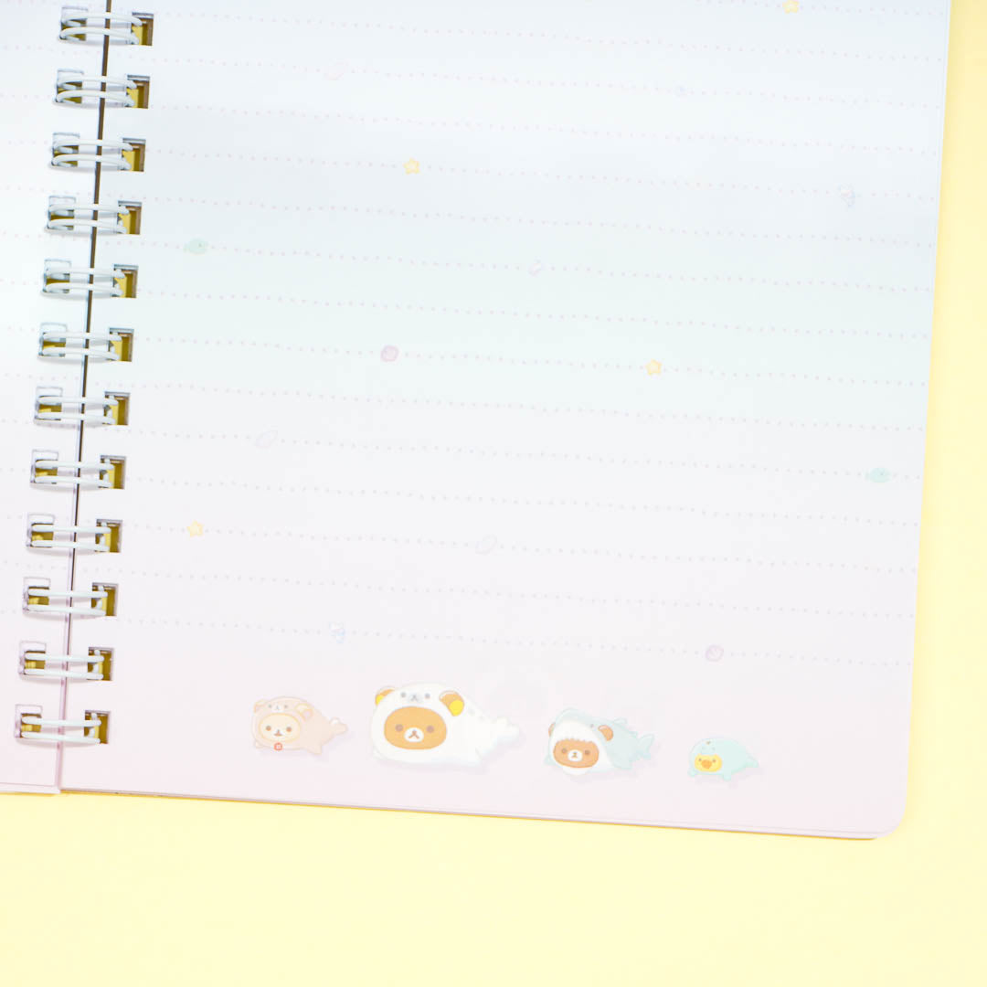 Rilakkuma Ocean Relaxed Mood B6 Spiral Notebook