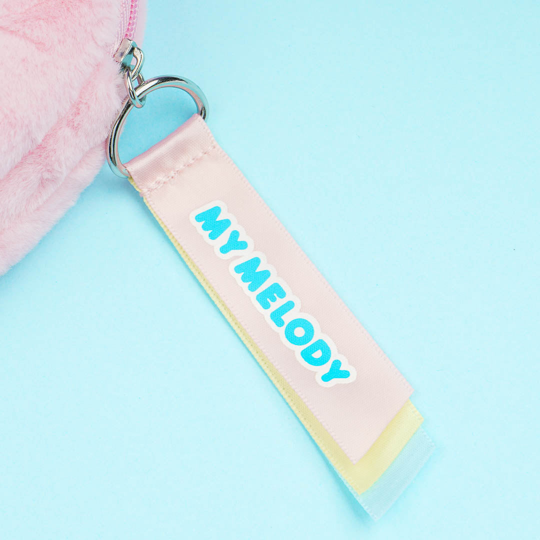 My Melody Face Plushie Pouch With Window