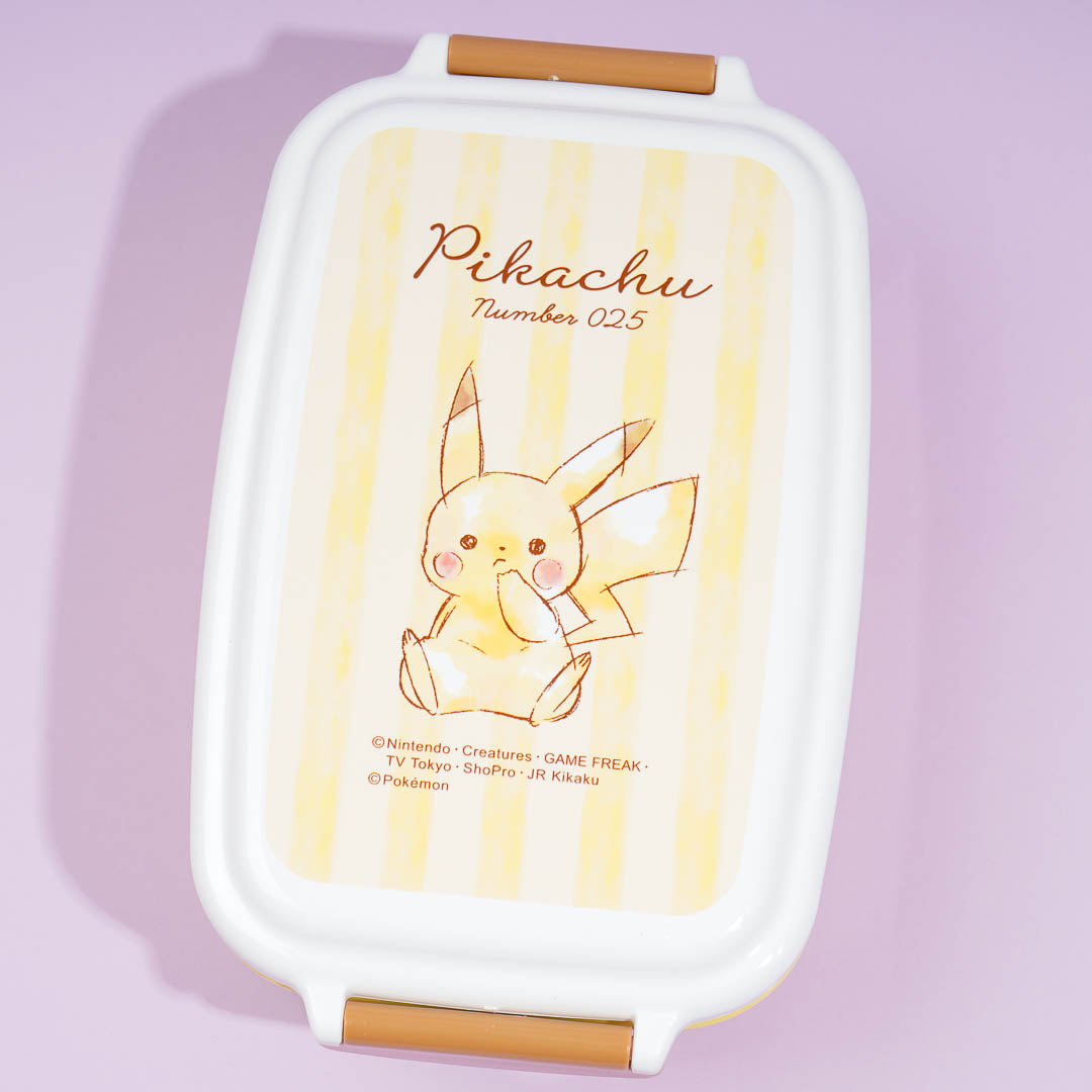 Pokemon Pikachu Number 025 Striped Bento Box