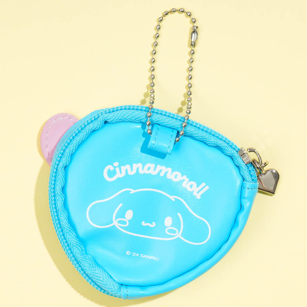 Cinnamoroll Colorful Heart Mini Pouch & Badge Set