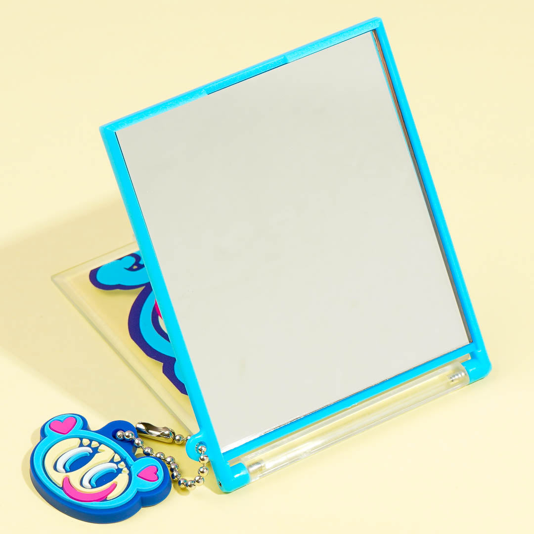 Angel Blue Compact Mirror With Charm