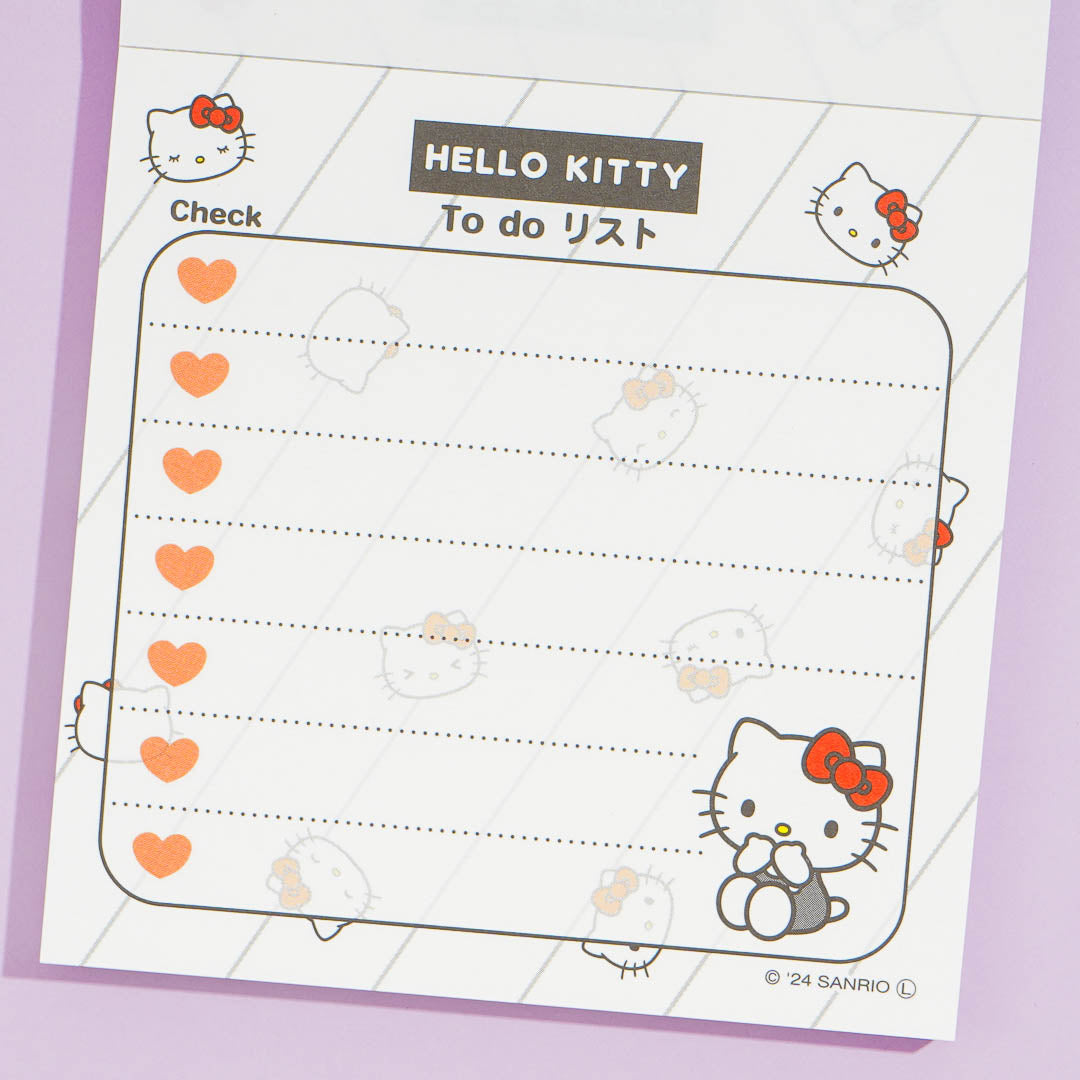 Hello Kitty To-Do List Memo Pad