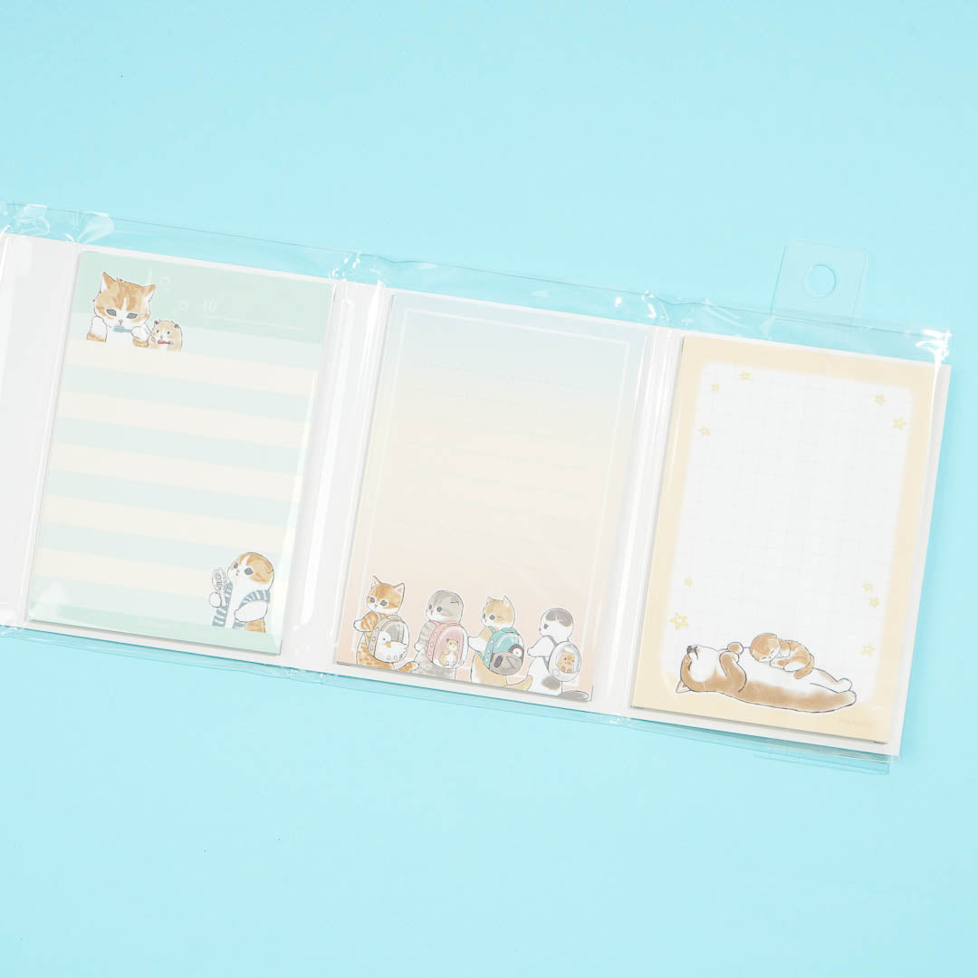 Mofusand Fluffy Animals Memo Pad Set