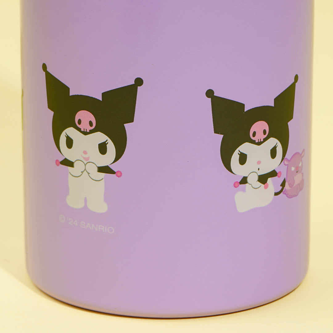 Kuromi Purple Charm Stainless Steel Bottle