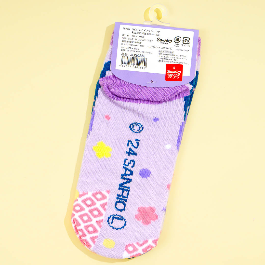 Kuromi Lucky Daruma Doll Socks