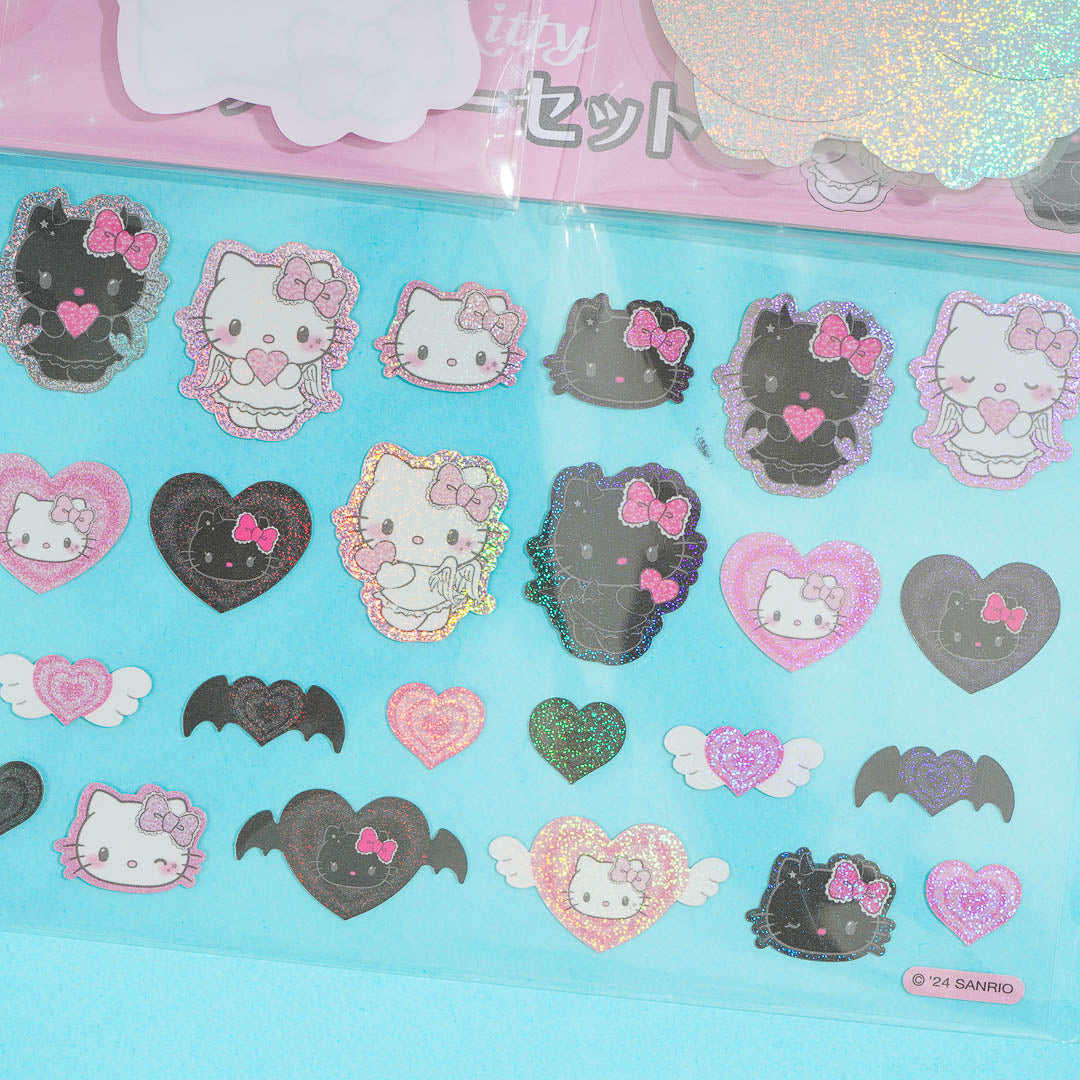 Hello Kitty Glittery Angel & Devil Stickers