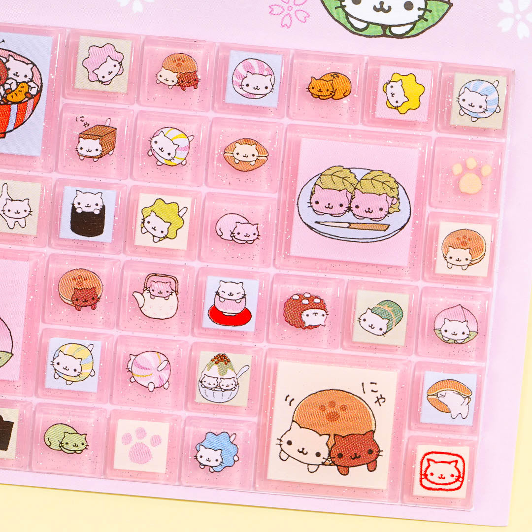 Nyan Nyan Nyanko Tile Stickers