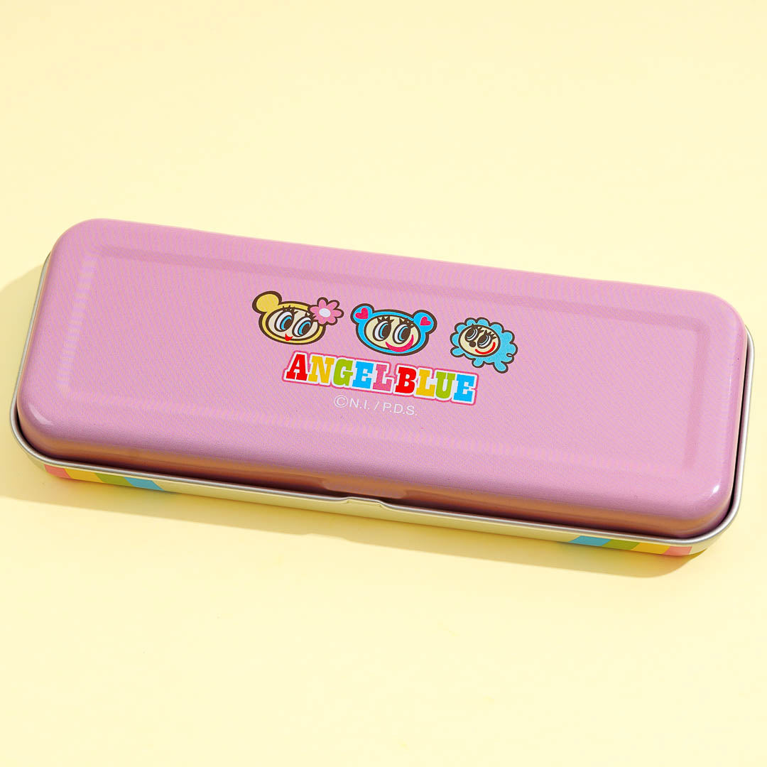 Angel Blue Rainbow Can Pencil Case