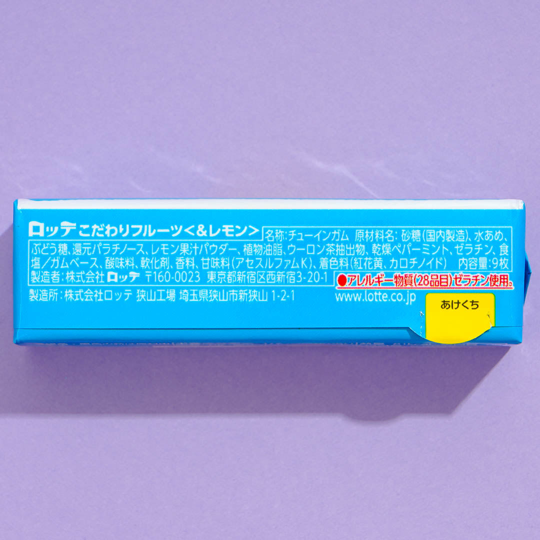Lotte & Lemon Chewing Gum