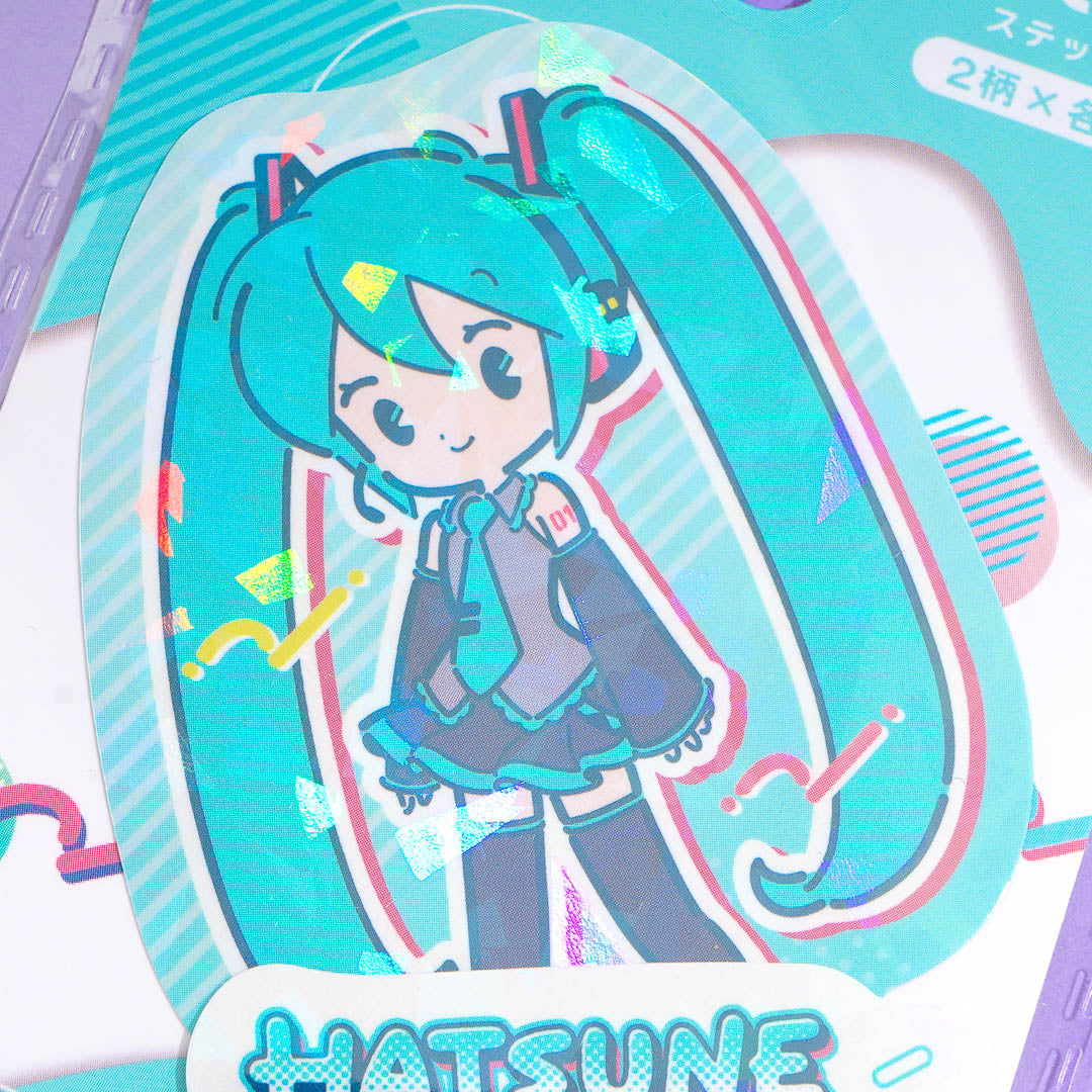 Hatsune Miku Holographic Stickers