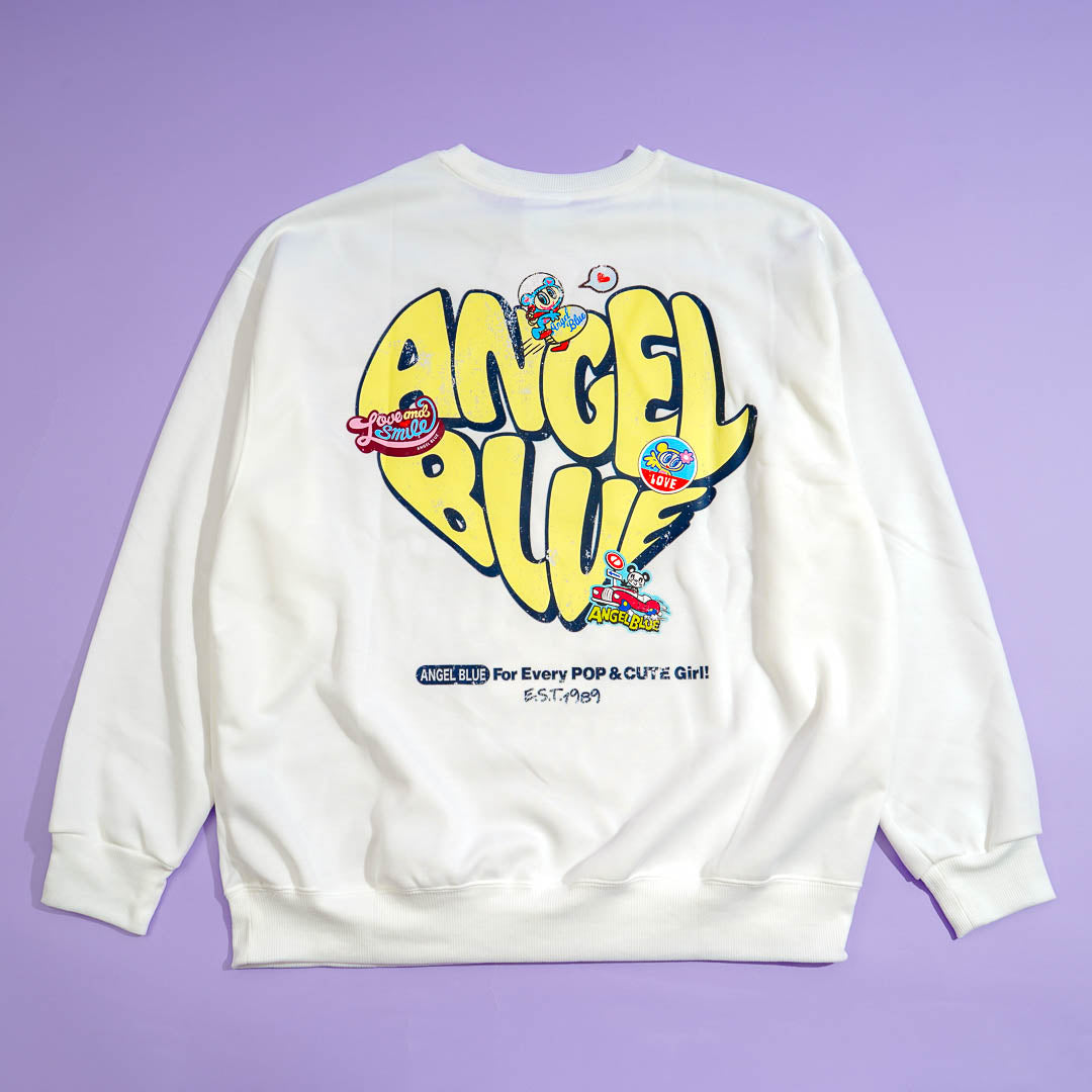 Angel Blue Vintage Sweatshirt