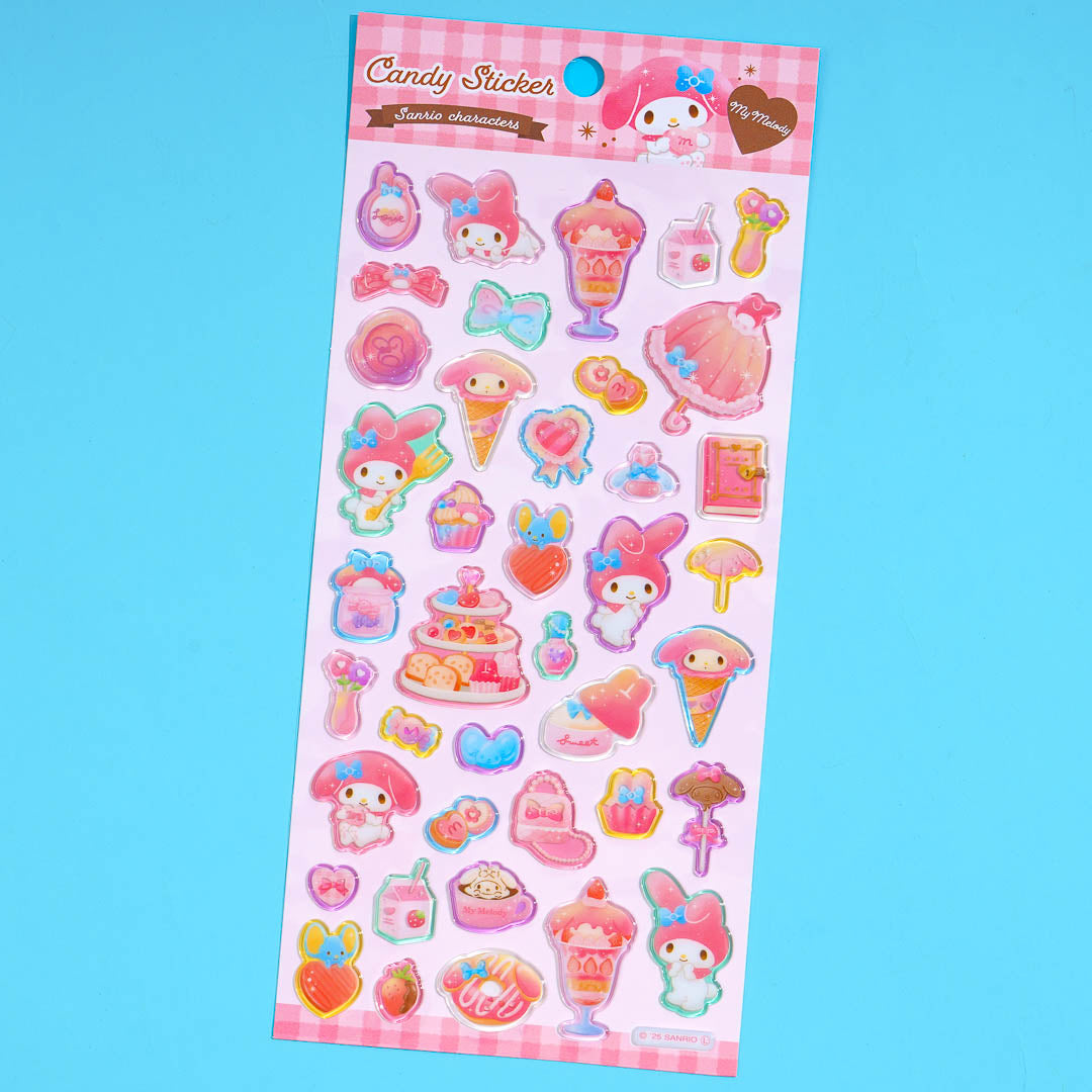 My Melody Sweets Glossy Stickers