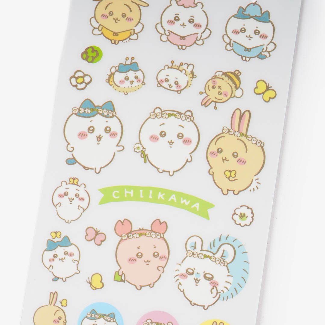 Chiikawa Flowery Friendship Fabric Stickers