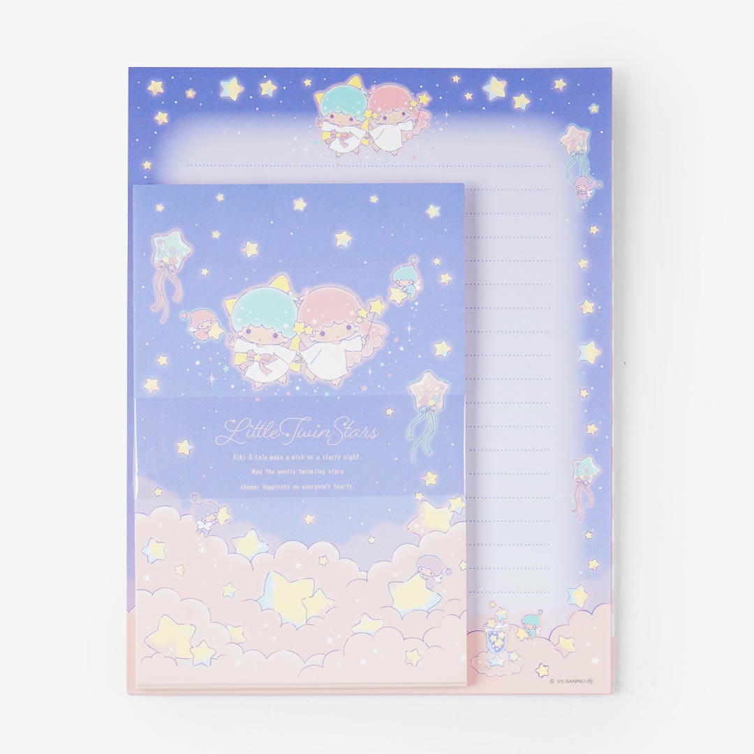 Little Twin Stars 50th Anniversary Letter Set