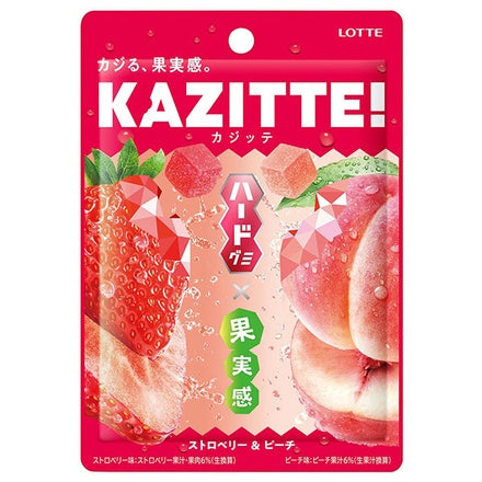 Lotte Kazitte Strawberry And Peach Gummies
