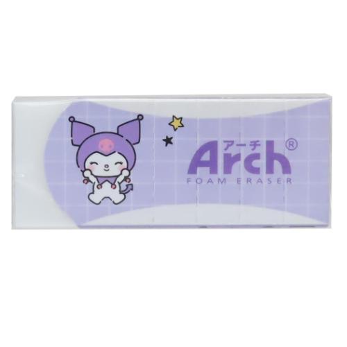 Kuromi Smile Arch Foam Eraser