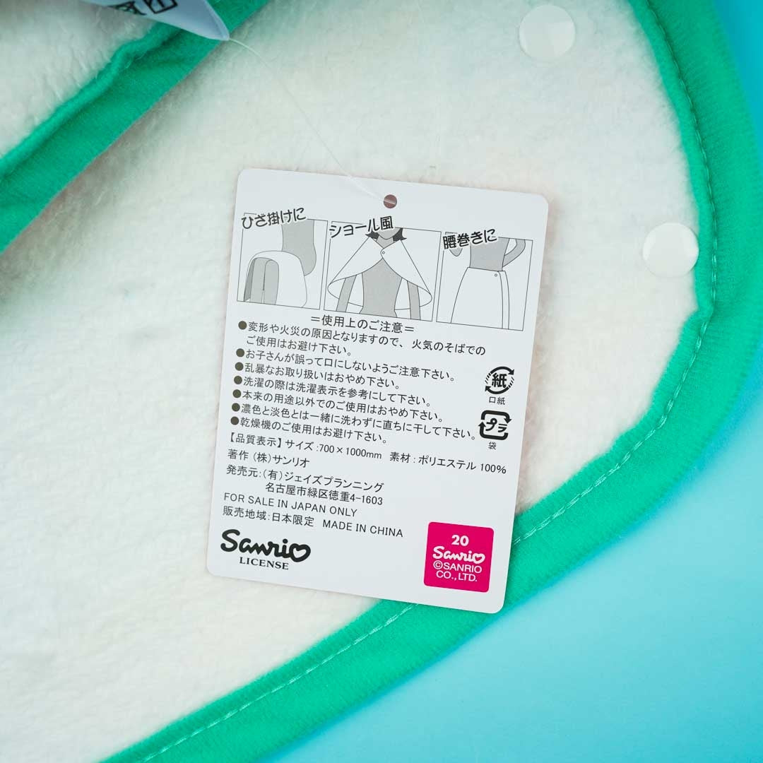 My Melody Mushroom Garden Fluffy Blanket
