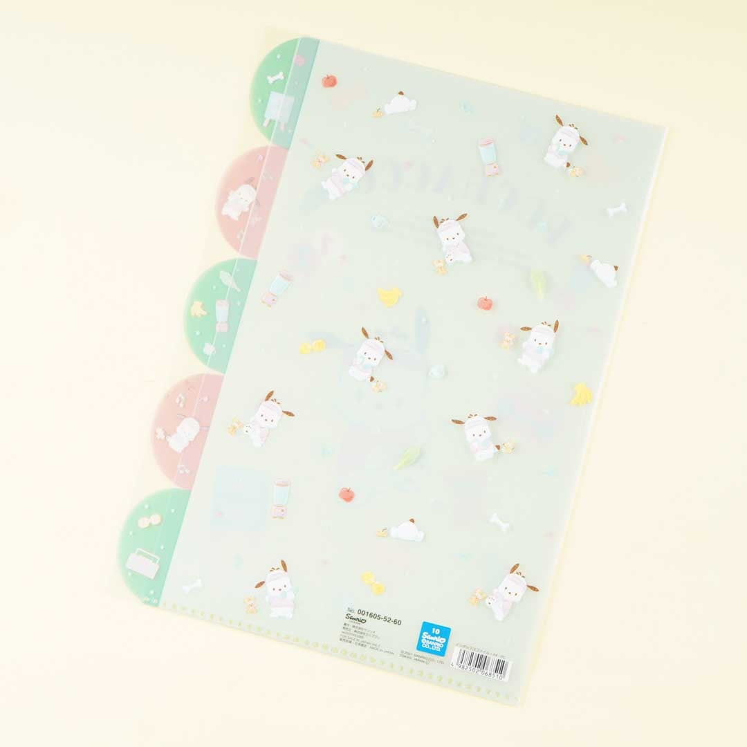 Pochacco Fitness Multi-Slot A4 File Folder