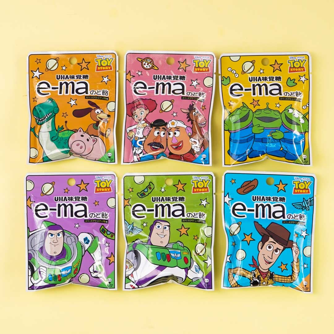 Toy Story e-ma Throat Candy Pack - Green Apple