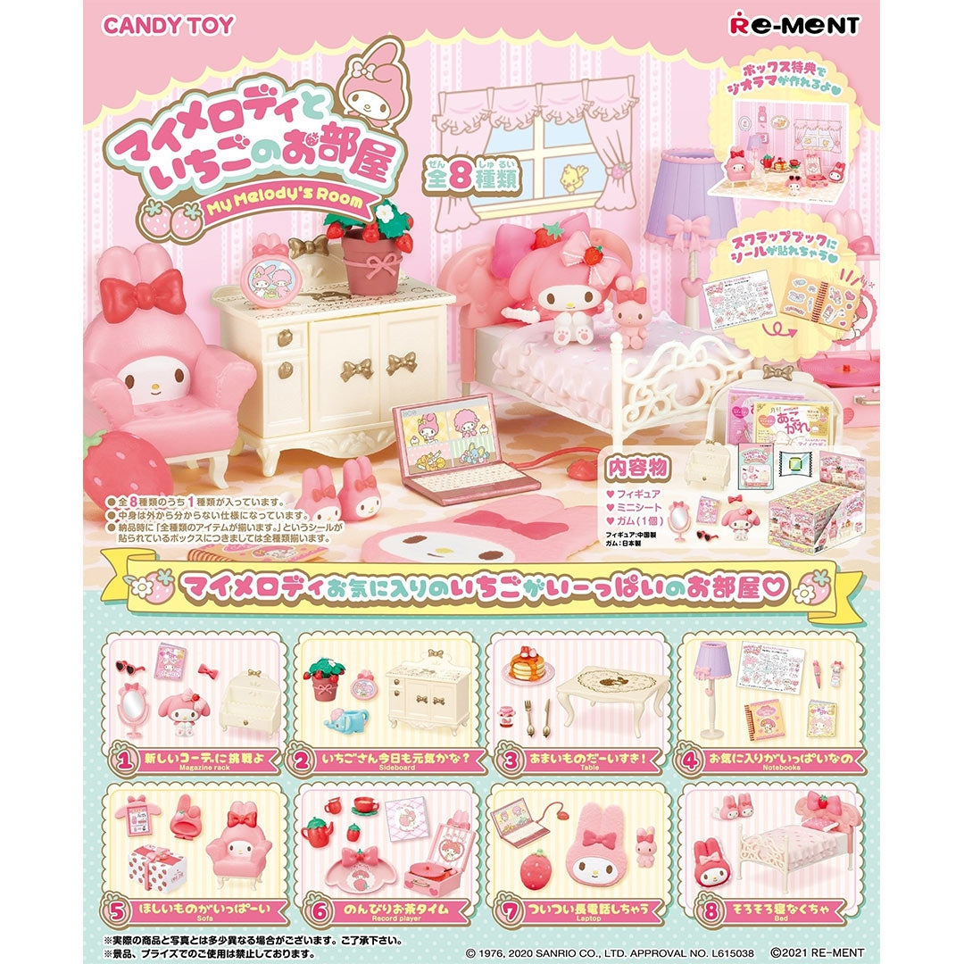 Re-Ment My Melody's Strawberry Room