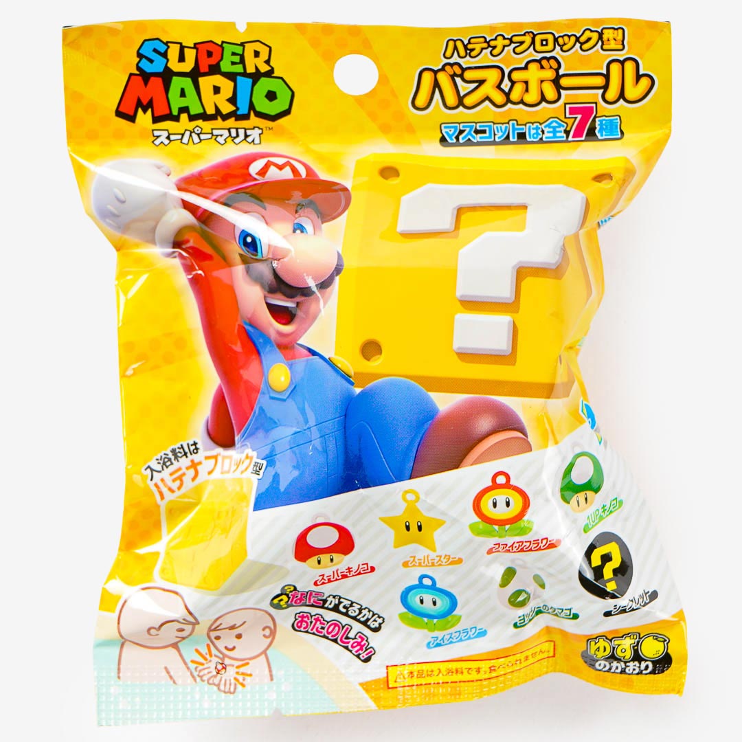 Super Mario Question Block Bath Bomb