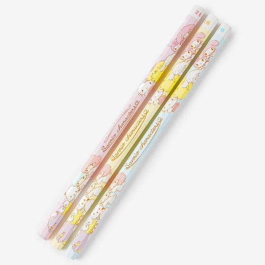 Sanrio Characters Huddle 2B Pencil Set - 3 pcs