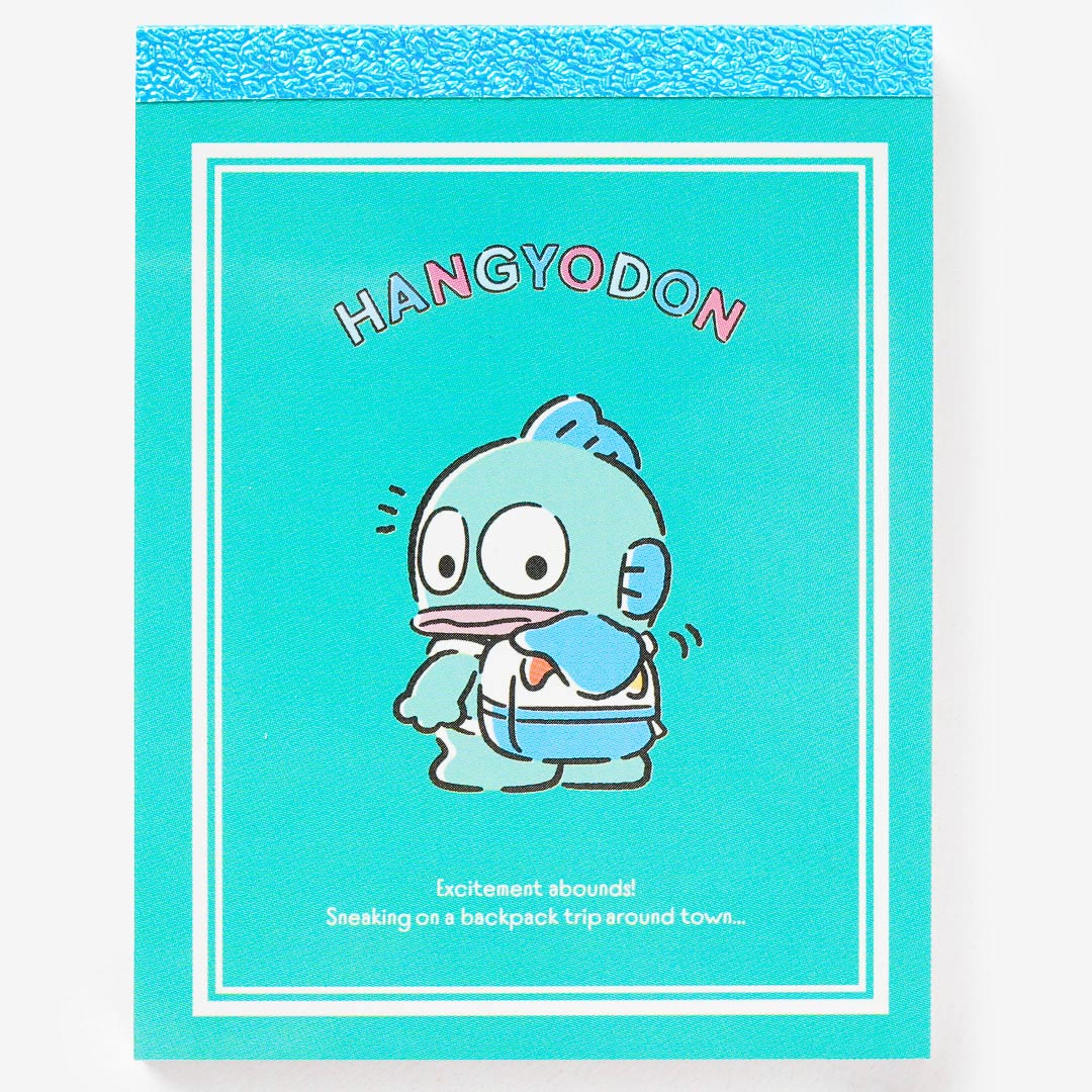 Hangyodon Backpack Trip Mini Memo Pad