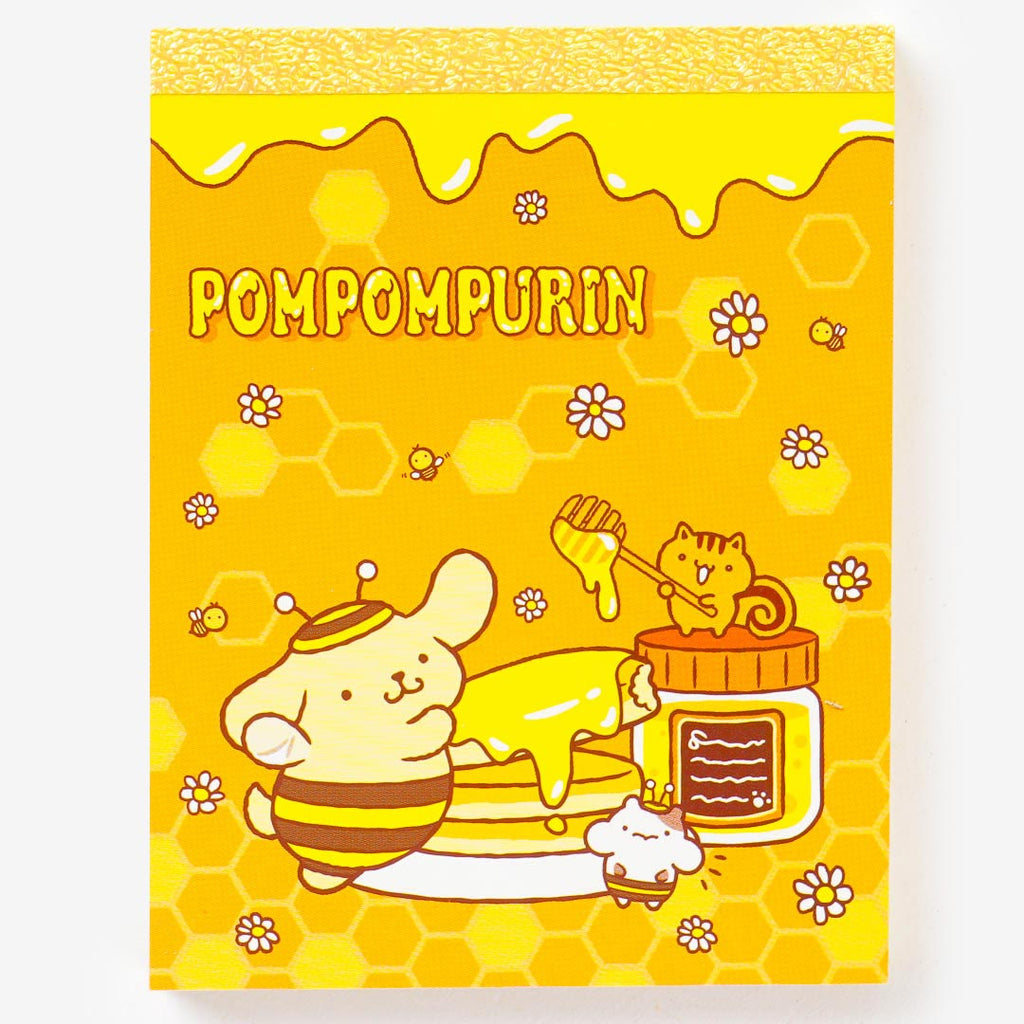 Pompompurin Honey Bee Mini Memo Pad