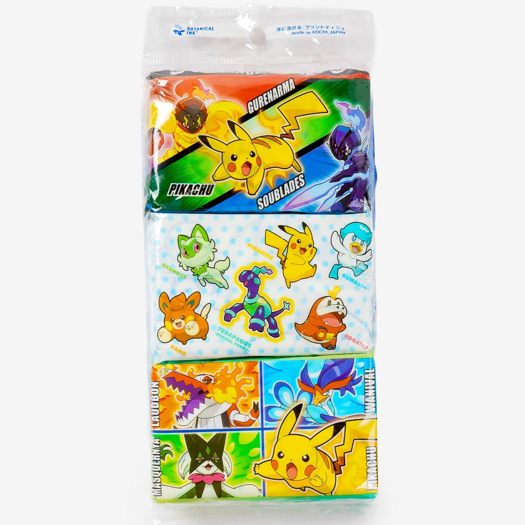 Pokemon Mini Pocket Tissues - 6 pcs