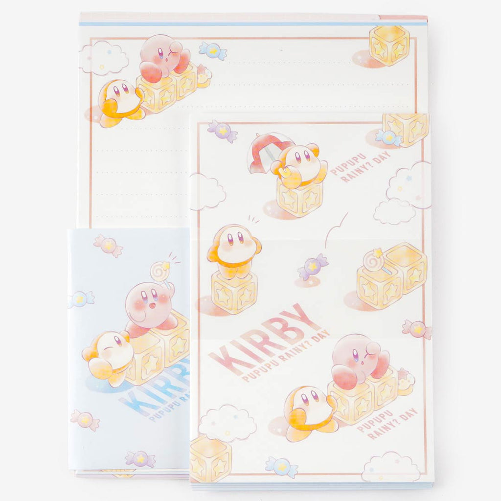 Kirby Pupupu Rainy Day Letter Set