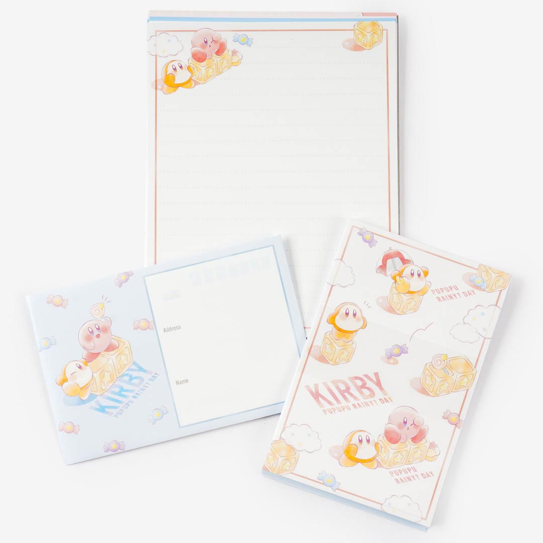 Kirby Pupupu Rainy Day Letter Set