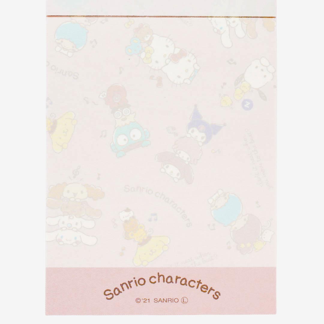 Sanrio Characters Dance Party Mini Memo Pad