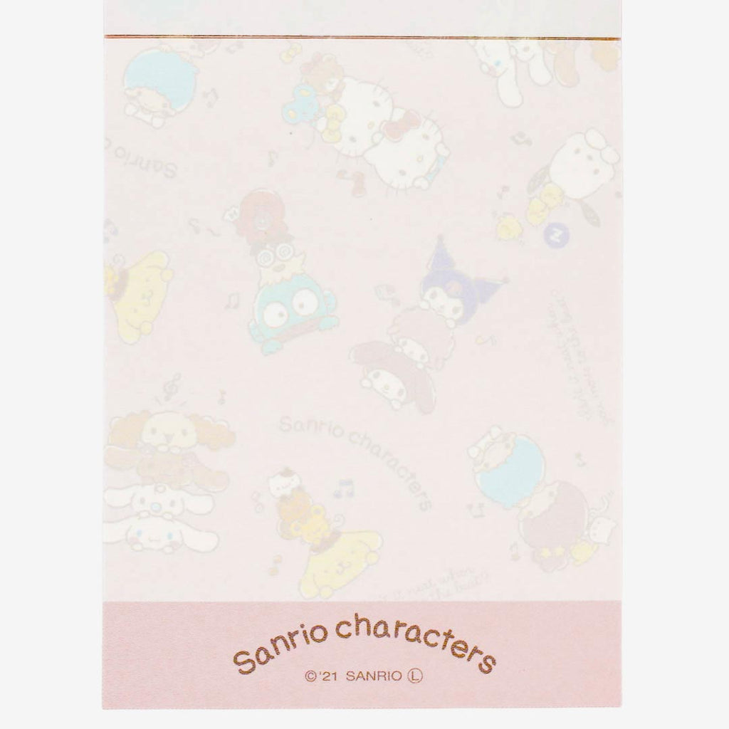Sanrio Characters Dance Party Mini Memo Pad