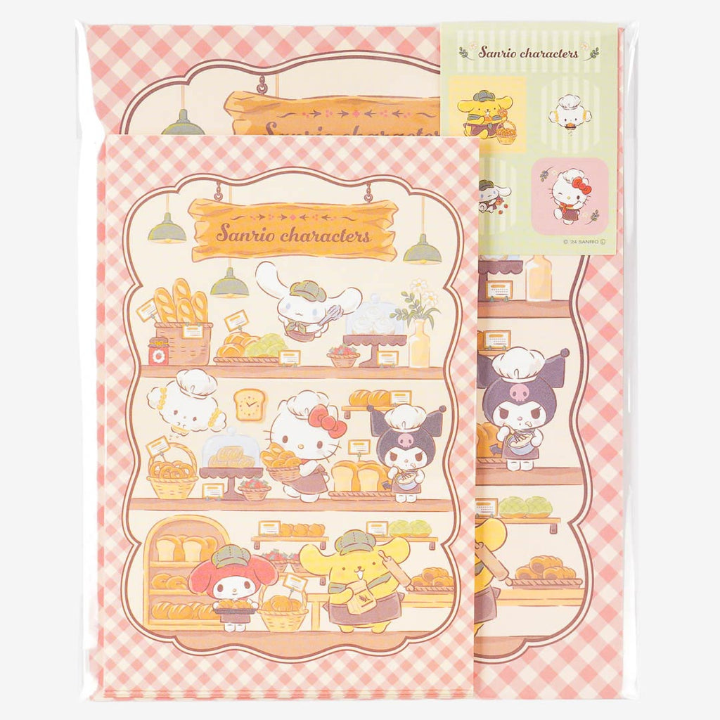 Sanrio Characters Bakeshop Letter Set