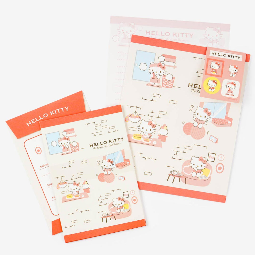 Hello Kitty Kawaii Life Letter Set