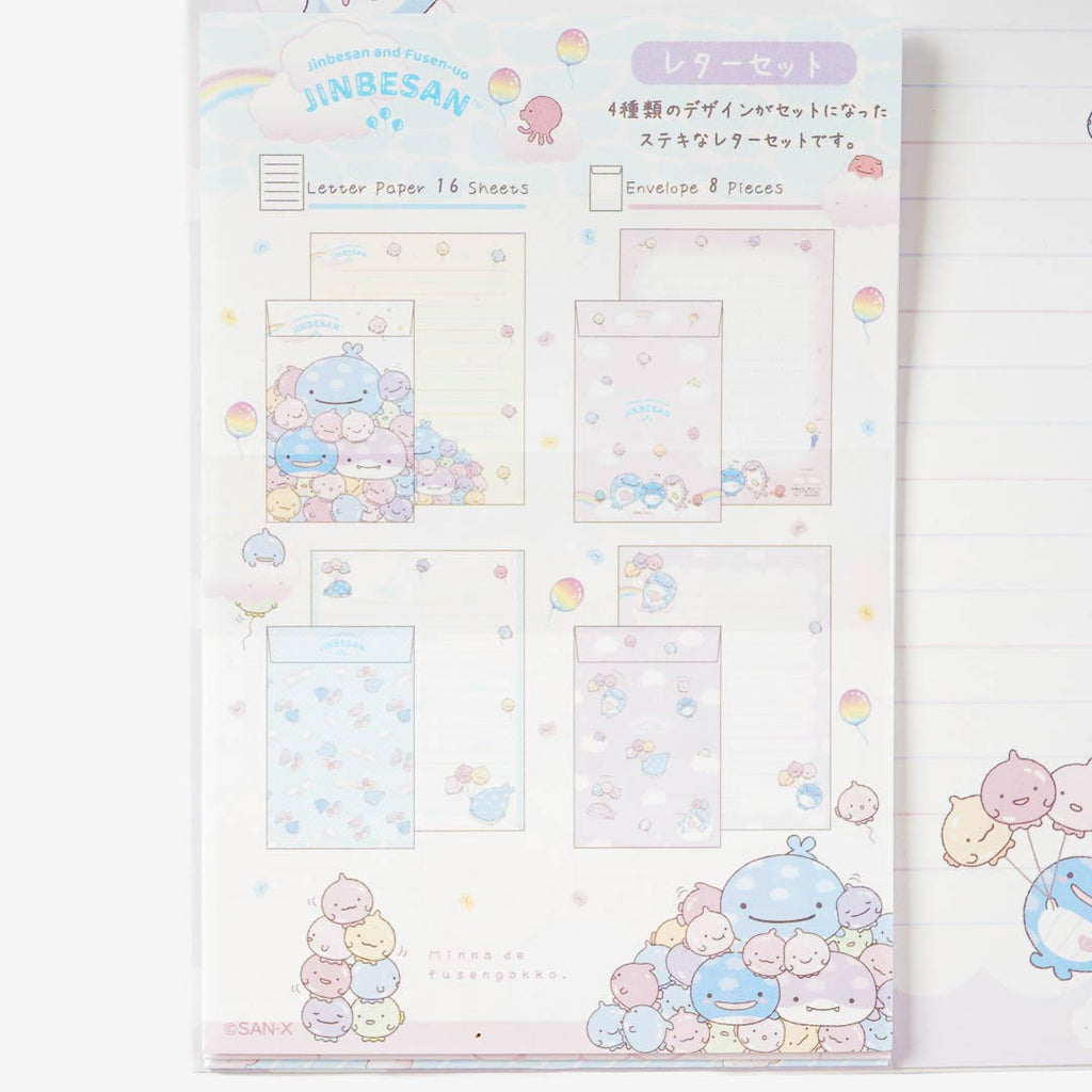 Jinbesan & Fusen-uo Letter Set