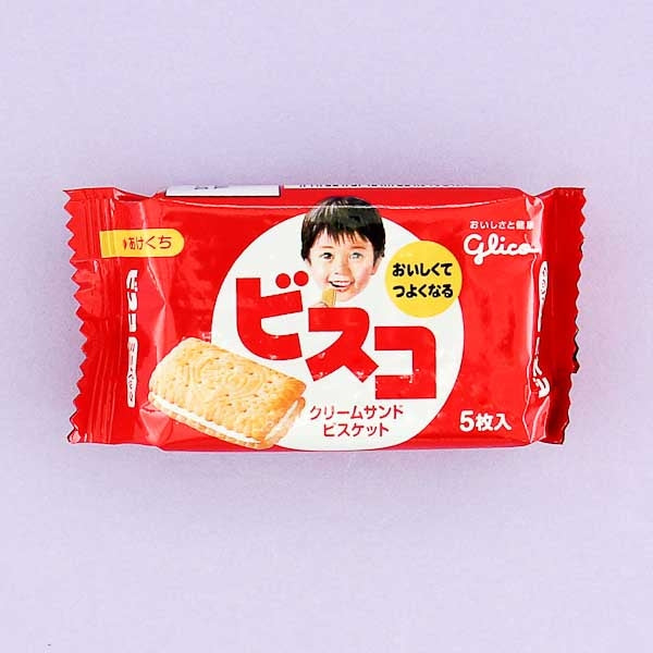 Glico Bisuko Cream Biscuit