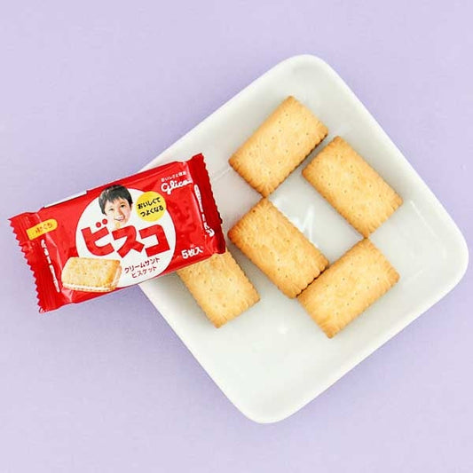 Glico Bisuko Cream Biscuit