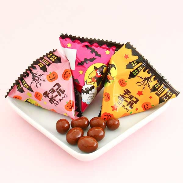 Morinaga Halloween Kyorochan Peanut Chocoballs - 7 pcs