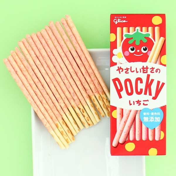 Pocky Biscuit Sticks - Natural Strawberry Ichigo