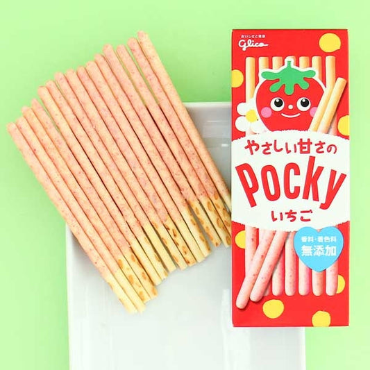 Pocky Biscuit Sticks - Natural Strawberry Ichigo