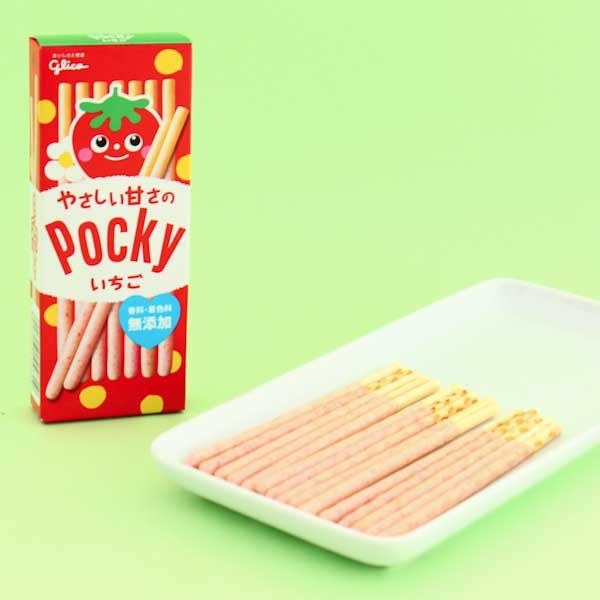 Pocky Biscuit Sticks - Natural Strawberry Ichigo